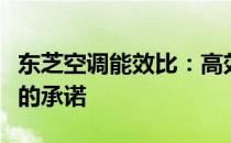 东芝空调能效比：高效制冷的体现与节能环保的承诺