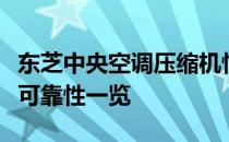 东芝中央空调压缩机性能解析：效率、品质与可靠性一览