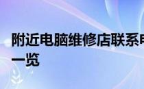 附近电脑维修店联系电话：专业电脑维修服务一览
