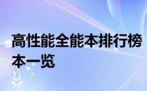 高性能全能本排行榜：领先市场的多功能笔记本一览