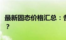 最新固态价格汇总：各种固态产品究竟多少钱？
