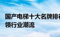 国产电梯十大名牌排行榜揭晓，品质与创新引领行业潮流