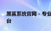 黑鲨系统官网 - 专业的游戏系统解决方案平台