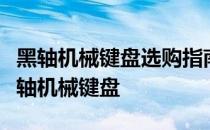 黑轴机械键盘选购指南：推荐几款高品质的黑轴机械键盘