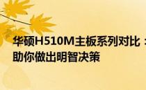 华硕H510M主板系列对比：哪个系列更值得选？全面解析助你做出明智决策