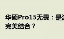 华硕Pro15无畏：是游戏本还是工作与娱乐的完美结合？