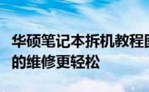 华硕笔记本拆机教程图解：一步步拆解，让你的维修更轻松