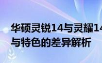 华硕灵锐14与灵耀14深度对比：设计、性能与特色的差异解析